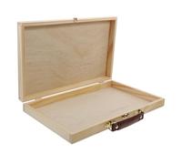 CRAFTHROU Cassetta da Disegno in Legno Portatile e Leggera Manico, Scatola Multiuso per Accessori per Dipingere, la Vita Quotidiana