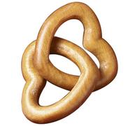 CRAFTHROU Ciondolo in Legno a Forma di Cuore Traforato per Gioielli Fai da Te Design da Appendere, Decorazione Delicata e Chic per Creazioni Artigianali e Accessori