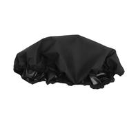 CRAFTHROU Copertura per Braciere Rotonda Oxford 600d Nero, Resistente al Fuoco, per Protezione Bracieri Integrati da Esterno Patio