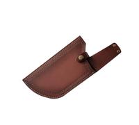 CRAFTHROU Custodia per Coltelli in Pelle Sintetica Marrone Resistente All'usura e Leggera, Fodero Protettivo per Coltelli da Campeggio e Uso Quotidiano