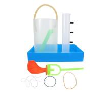 CRAFTHROU Dispositivo di Fisica da Laboratorio per Esperimenti sulla Pressione del Liquido la Profondità, Strumento Didattico in Plastico per Progetti Scientifici e Lezioni di Fisica
