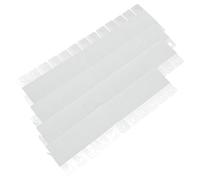 CRAFTHROU Ganci Autoadesivi per Appendere in Pvc 100 Pezzi Fori Rotondi Facili da Usare e Installazione Stabile, per Negozi e Espositori Vari