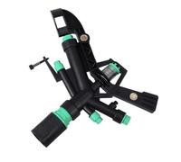 CRAFTHROU Irrigatore Rotante 5 Ugelli Regolabili in Metallo da Giardino con Spruzzatore Automatico 360 Gradi per Irrigazione Prato e Giardino