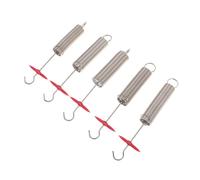CRAFTHROU Kit 5 Molle per Esperimenti di Fisica in Metallo e Plastica 2,5-25n per Apprendimento Immersivo in Laboratori e Ambienti Didattici