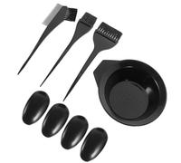 CRAFTHROU Kit Tintura Chioma in Plastica Rosa Cuffie Protettive e Ciotola Miscelatrice, Set Professionale per Colorazione Multipla e Protezione dei Vestiti