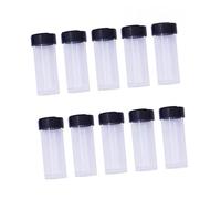 CRAFTHROU Organizer per Aghi in Tubo Trasparente Sigillato 10 Pezzi in Plastica Pp, Contenitore Sicuro e Facile da Trasportare per Cucito e Piccoli Oggetti