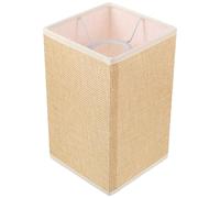 CRAFTHROU Paralume in Tessuto di Lino Beige Piccolo Paralume per Lampade da Tavolo Parete e Terra Accessorio Lampada Decorativo e Resistente per Soggiorno Camera e Ufficio