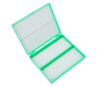 CRAFTHROU Scatola Plastica Porta Diapositive Microscopiche Slot Organizer Compatto Impilabile Resistente all Acqua per Vetrini di Laboratorio e Accessori Contenitore Multiuso per Patologia