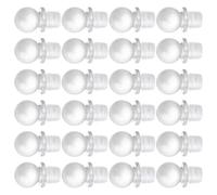 CRAFTHROU Set 24 Tappi Bottiglia Vetro Sfera in Silicone, Multiuso e Facili da Trasportare, per Bottiglie di Vino e Contenitori Aroma