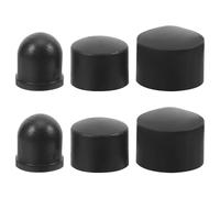 CRAFTHROU Set 6 Pezzi Boccole Skateboard in Pu Nero per Supporto Truck Longboard 3 Misure Diverse 12mm 16mm 18mm Accessori Stabili per Scivolamento e Adatti alla Maggior Parte dei Truck