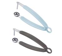 CRAFTHROU Snocciola Ciliegie e Datteri in Acciaio Inox 2 Pezzi, Utensile da Cucina Resistente per Rimuovere Nocciolo Mantenendo L'integrità del Frutto