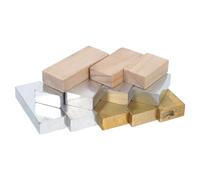 CRAFTHROU Strumenti per Esperimenti di Chimica e Fisica di Densità Set di 12 Blocchi in Ottone, Ferro, Alluminio e Legno per Insegnamento Scientifico in Laboratorio