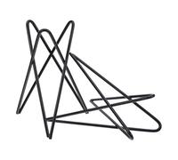 CRAFTHROU Supporto Design alla Intrigante e Domestico in Ruggine Resistente per Uso Ferro Nero 2 Pezzi Piante Tillandsia Giardinaggio Interno