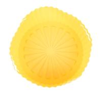 CRAFTHROU Tappetino in Silicone per Friggitrice ad Aria Riutilizzabile, Materiale Affidabile, Protegge e Prolunga la Vita della Friggitrice, per Dim Sum e Dumplings