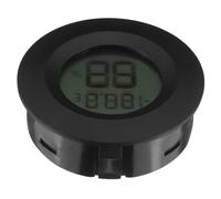 CRAFTHROU Termometro Lcd per Temperatura e Umidità per Incubatrice Rettili Display Chiaro e Custodia in Plastica Rigida 4,5 Cm per Casa e Scuola
