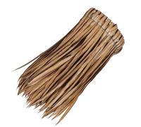 CRAFTHROU Tetto di Paglia Artificiale in Pe Resistente al Fuoco e Isolante, Decorazione Rustica per Giardino Esterno, Copertura Finta per Gazebo e Pergolato