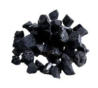 CRAFTHROU Tormalina Nera Naturale 100g Pietra Grezza per Decorazione e Gioielli Emissione di Raggi Infrarossi e Ioni Negativi per Uso Tessile e Fai da Te