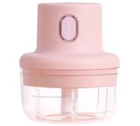 CRAFTHROU Tritatutto Elettrico Multifunzione per Aglio e Aromatica, Mini Chopper da Cucina Rosa Capacità 250ml e Chiusura Magnetica, per Uso Domestico