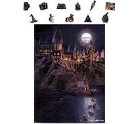 Crafthub Puzzle di legno per adulti - Harry Potter Puzzle in Legno - Barche per Hogwarts - A3 con 205 pezzi unici - Puzzle artistico per rilassarsi - 27.5cm x 38cm