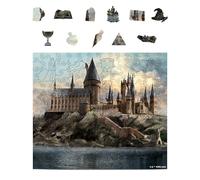 Crafthub Puzzle di legno per adulti - Harry Potter Puzzle in Legno - Castello di Hogwarts - A3 con 158 pezzi unici - Puzzle artistico per rilassarsi - 27.6cm x 31.8cm