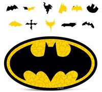 Crafthub Puzzle di legno per adulti - Marvel Puzzle in legno - Logo di Batman - A3 con 162 pezzi unici - Puzzle artistico per rilassarsi - 22.3cm x 39.1cm