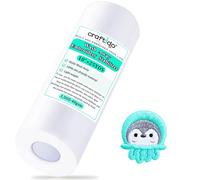 Craftido Lavare via/stabilizzatore per ricamo solubile in acqua Backing&Topping 10 "x 25 Yd/roll per la maggior parte dei cerchi 1,5 oz Peso leggero per ricamo a macchina e cucito a mano
