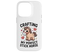 Crafting My Perfect Stick Horse - Cavallo carino per pony Custodia per iPhone 14 Pro