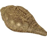 Crafting with Love A Beautiful Pure Brass Vishnu DASHAVTAR Conch/Shankh, Dimensioni: 25,4 cm circa, Peso: 2 kg