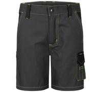 Craftland Pantaloncini per bambini BONNO tessuto twill leggero e confortevole 110/116 cm grigio/nero