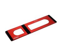 CraftMaster Union - Vassoio per tastiera Apple Magic e Apple Magic Trackpad 2, supporto dock in metallo per controllare il tuo iMac o laptop da remoto, accessorio premium per casa e ufficio, rosso
