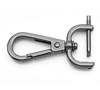 CRAFTMEMORE 2 ganci staccabili a scatto con chiusura girevole con barra a vite e cinturino di ricambio hardware (5/8 pollici, canna di fucile)