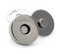 CRAFTMEMORE Bottoni magnetici a scatto di qualità, con chiusura forte, per borse, cucito, borse, 6 pezzi, MNL (18 mm, canna di fucile)