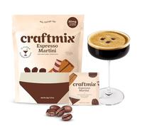 CRAFTMIX Espresso Martini Mix, produce 12 bevande, cocktail skinny e cocktail Mocktail - Pacchetti di caffè istantaneo - Mix Martini di caffè reale - Vegan Low Carb, Low Sugar, Non-OGM, senza
