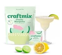 Craftmix Margarita classica, produce 12 bevande, mixer per cocktail margarita magri, miscelatori per bevande Mocktail - Realizzato con vera frutta - Vegano a basso contenuto di carboidrati, a basso