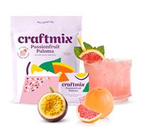 Craftmix Passionfruit Paloma Cocktail & Mocktail Drink Mixer, Skinny Mixes - Pacchetti aromatizzanti per acqua - Realizzato con vera frutta - Vegano, senza carboidrati, senza zucchero, non OGM, senza