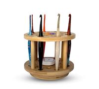 Crafts by KFRod - Supporto per uncinetto con fori da 2 cm, compatibile con Furls e Susan Bates, Boye, Tulip Etimo, Clover Amour, Lykke e molti altri