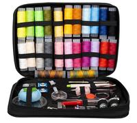 Crafts&Co® Kit da Cucito Completo | 24 Colori di Filo e Accessori | Pratica Custodia per Riparazioni e Progetti di Cucito | Ideale per Casa e Viaggi