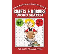Crafts & Hobbies Word Search Puzzle Book: Word Searches with Easy to Read Print about Crafts, Hobbies, Pastimes and More | 6x9 inches, 110 pages | 50+ Puzzles … Gift for Vacations, Holidays and Free Times