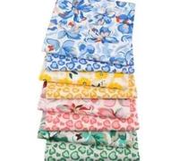 CraftsFabrics 8 scampoli di cotone con stampe floreali multicolori, 50 x 40 cm, per patchwork, vestiti, trapuntatura, cucito, patchwork