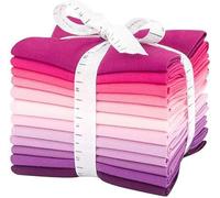 CraftsFabrics Berry Bliss - 12 scampoli di tessuto in 100% cotone, 45,7 x 55,9 cm, larghezza 45,7 x 55,9 cm, ideale per trapunte, scrapbooking, cucito, arti e mestieri, abbigliamento per bambini,