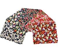 CraftsFabrics - Set di 5 scampoli di tessuto in cotone, 20 cm x 25 cm, colorati, stile giapponese, per confezionare trapunte, cucito, patchwork