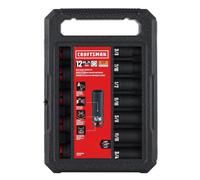 CRAFTSMAN 12 pz 0.5" SAE Deep Impact Socket Set (CMMT16886)