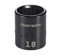 CRAFTSMAN Bussola a percussione, bassa, metrica, attacco da 3/8", 18 mm (CMMT15846)