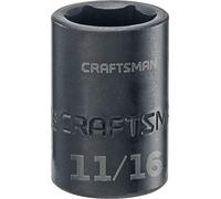 CRAFTSMAN Bussola a percussione poco profonda, SAE, attacco da 1/2", 11/16" (CMMT15853)