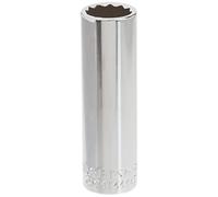 CRAFTSMAN Bussola profonda, metrica, attacco da 1/2", 17 mm, 12 punti (CMMT44445), lucidatura completa