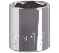 CRAFTSMAN Chiave a bussola bassa, metrica, attacco 3/8", 17 mm, 6 punti (CMMT43548)