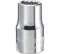 CRAFTSMAN Chiave a bussola bassa, metrica, attacco da 1/2", 12 mm, 12 punti (CMMT44233)