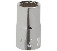 CRAFTSMAN Chiave a bussola bassa, metrica, attacco da 1/2", 14 mm, 12 punti (CMMT44235)