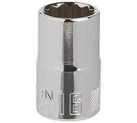 CRAFTSMAN Chiave a bussola bassa, metrica, attacco da 1/2", 16 mm, 12 punti (CMMT44266), lucidatura completa