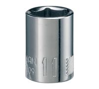 CRAFTSMAN Chiave a bussola bassa, metrica, attacco da 1/4", 11 mm, 6 punti (CMMT43509)
